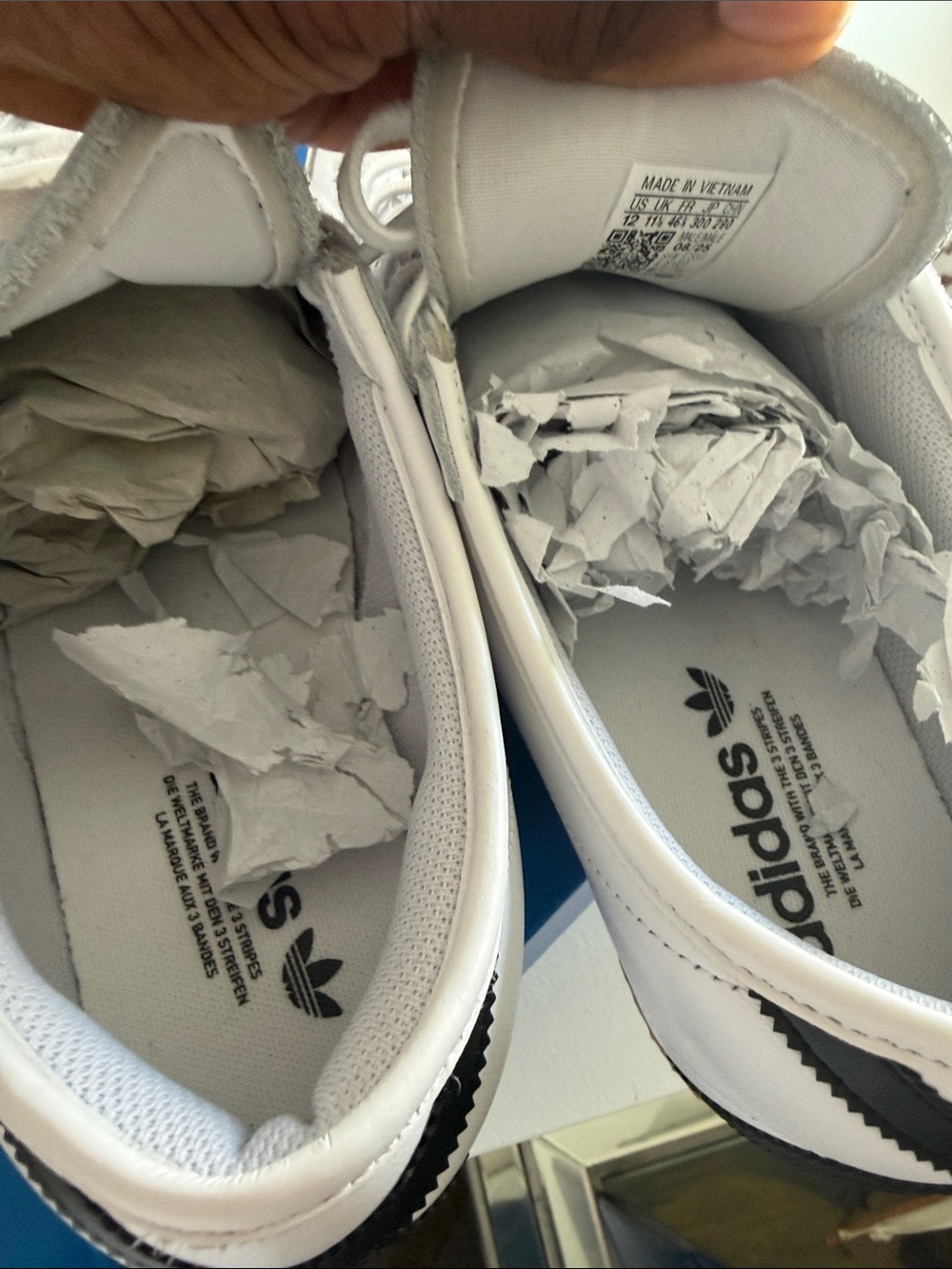 adidas White & Black Italia Men’s Sneakers View 4